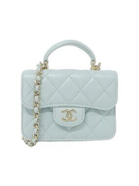 Chanel Chain Clutch Blue
